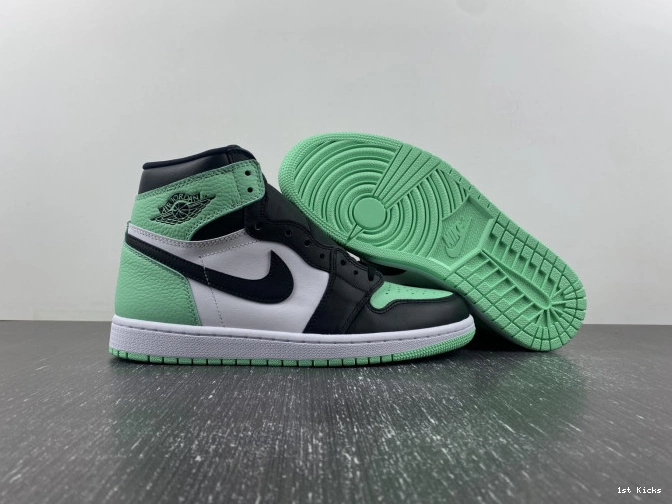 Green 1 Air Jordan High OG Glow DZ5485-130 0612